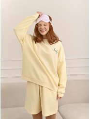 	 Женская пижама с шортами и длинным рукавом (Арт. 5292TQP)